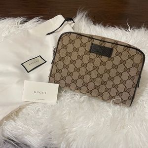 NEW AUTHENTIC Gucci GG Guccissima Belt Bag
